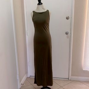 Ann Taylor Olive Green Dress